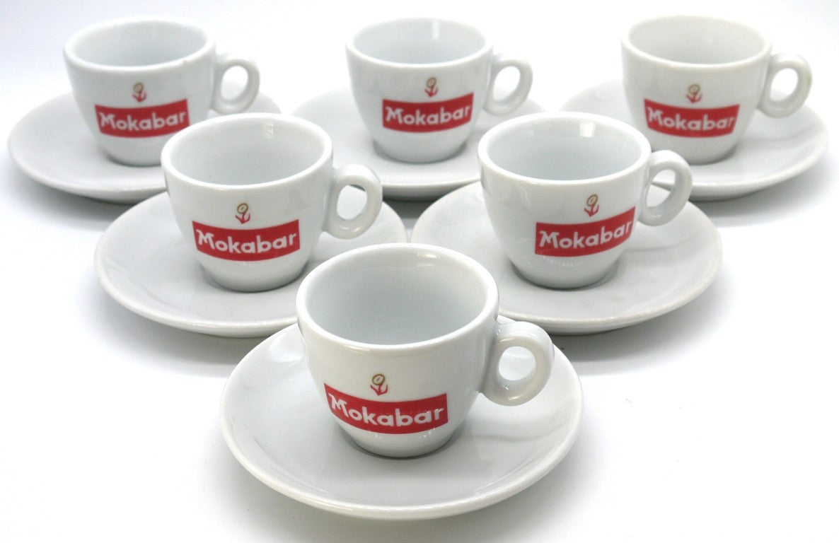 Set 6 tazzine Mokabar / IPA Italy vista globale set