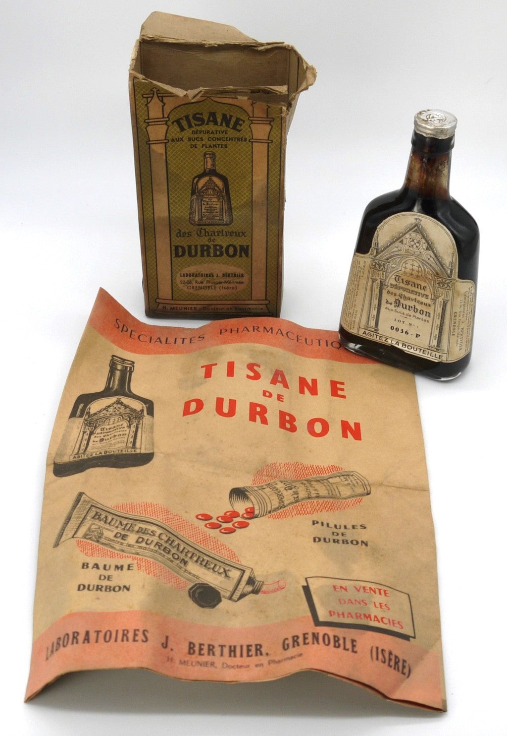 Tisane des Chartreux de Durbon -J.Berthier Grenoble- Period:1957/60