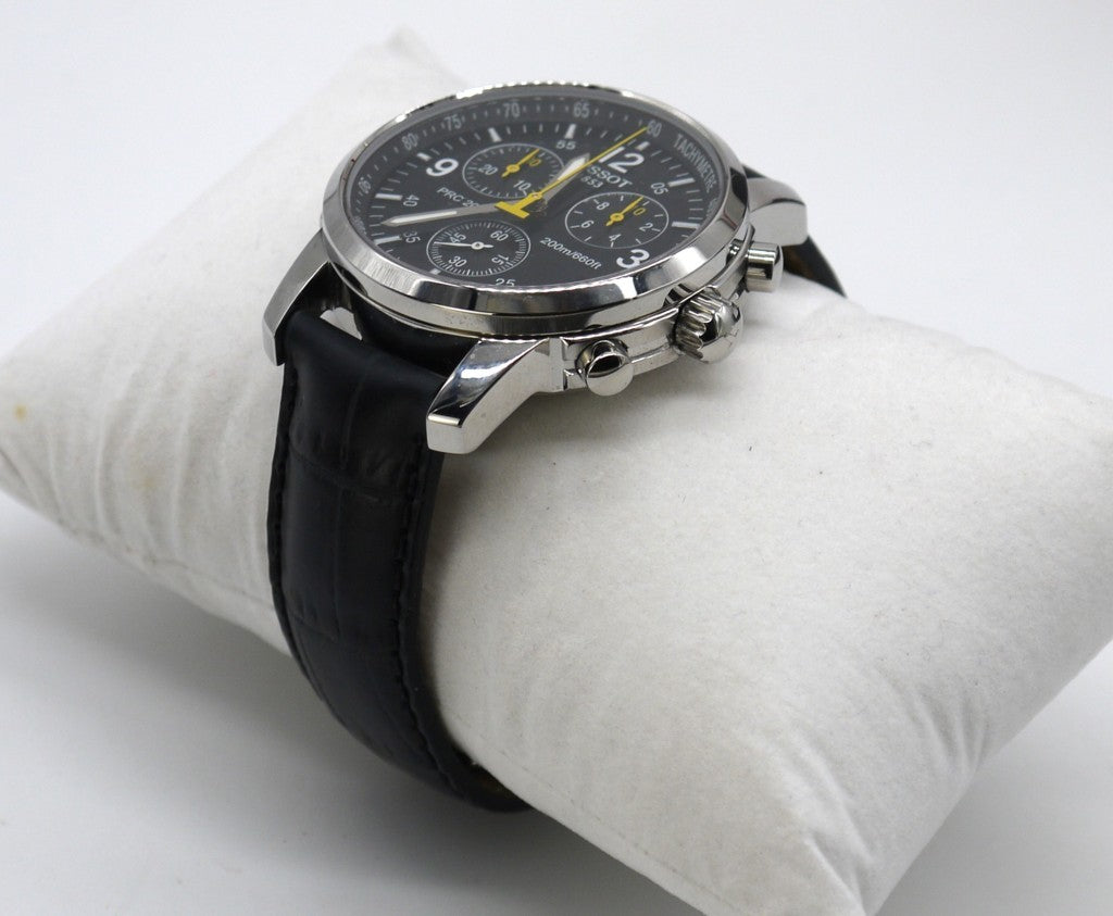 Tissot PRC 200 Cronografo T461 Uomo Usato Originale Acciaio Full Set-Epoca: 2008