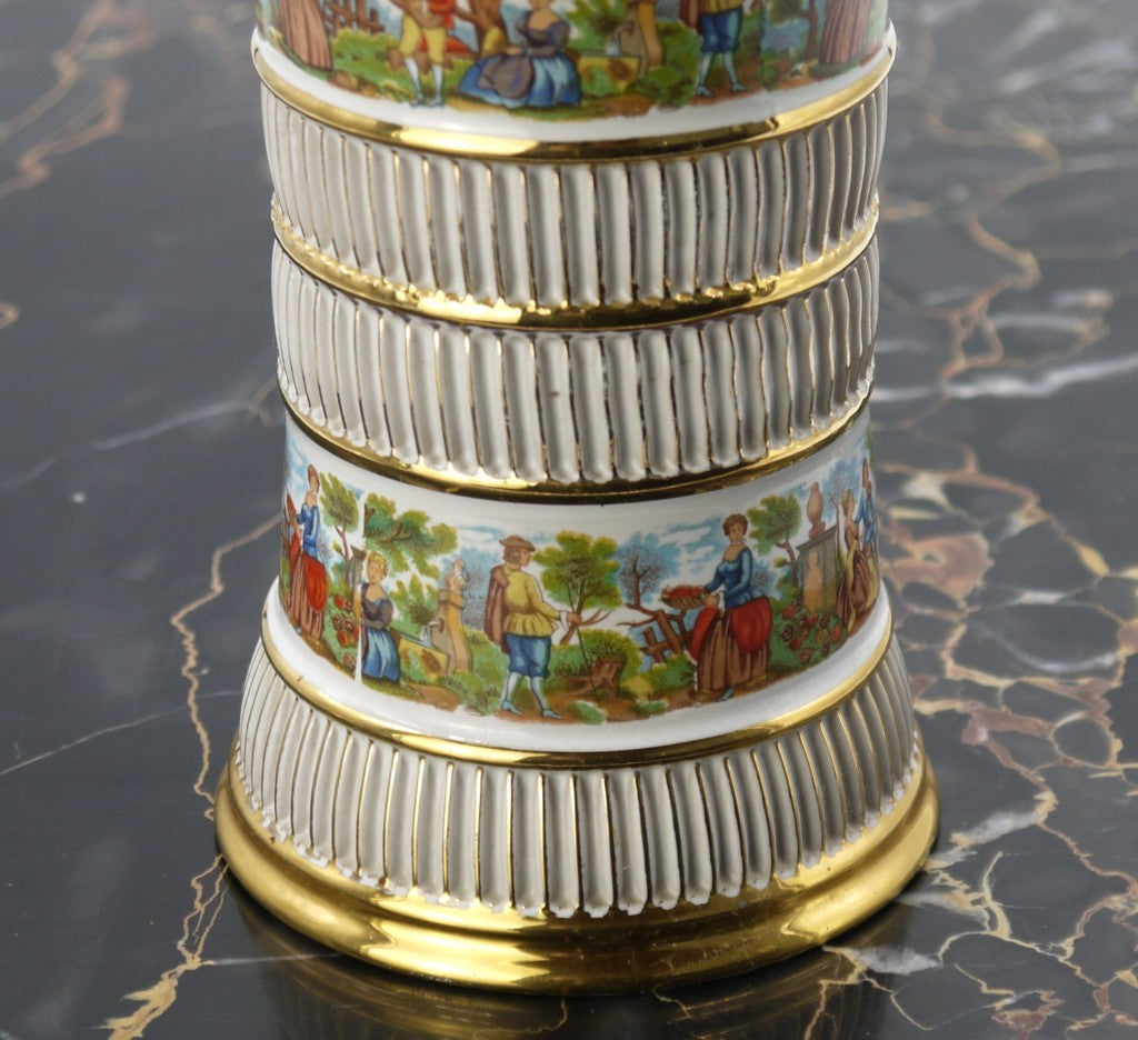 Ceramiche Fiorentine "F" indoor vase - Period: late 1950s