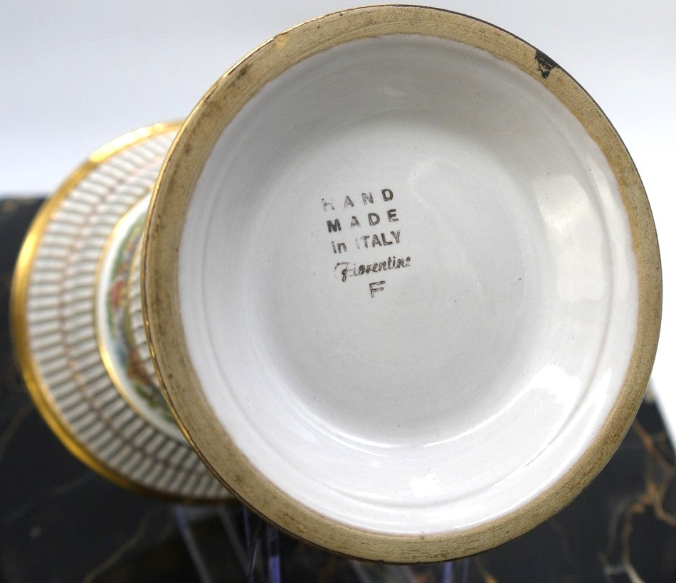 Ceramiche Fiorentine "F" indoor vase - Period: late 1950s