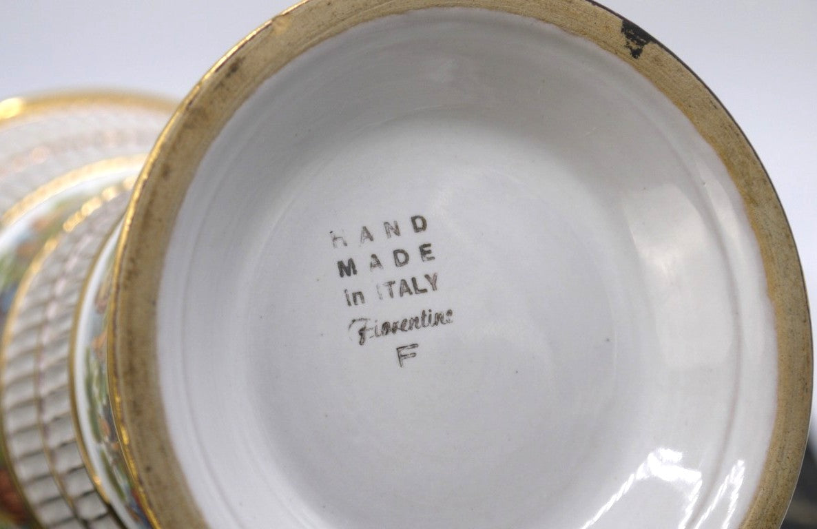 Ceramiche Fiorentine "F" indoor vase - Period: late 1950s