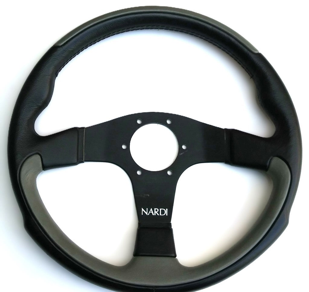 Nardi volante pelle vintage bicolore anno 1995