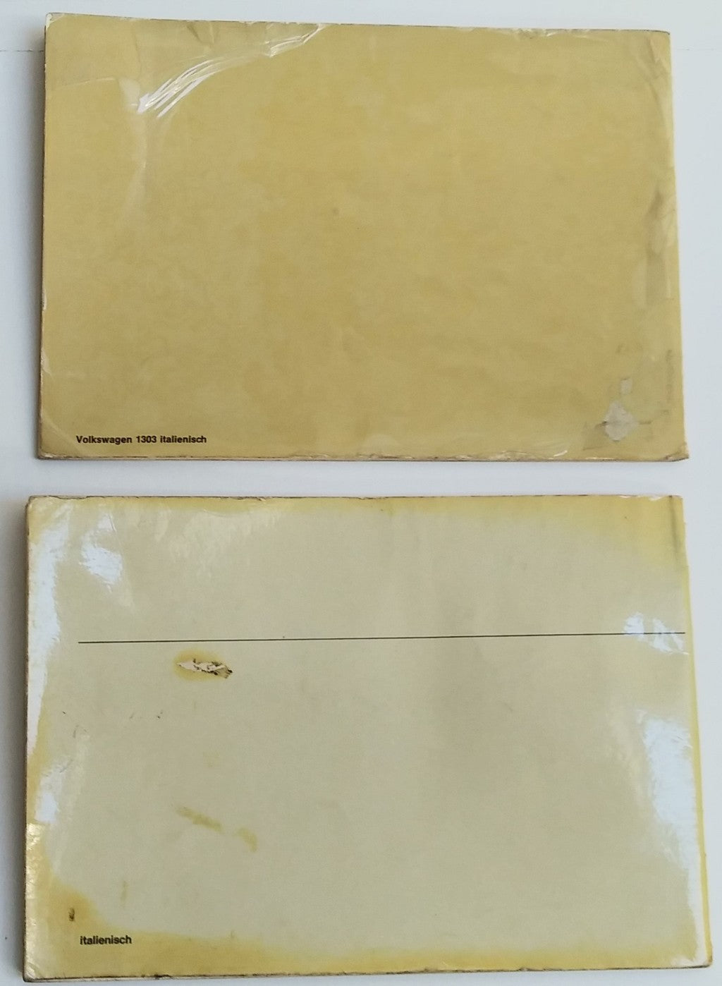 Manuels d'utilisation d'origine pour VW Coccinelle et Type 1, 2, 3 et 4 - Lot de 2 - Période : 1972