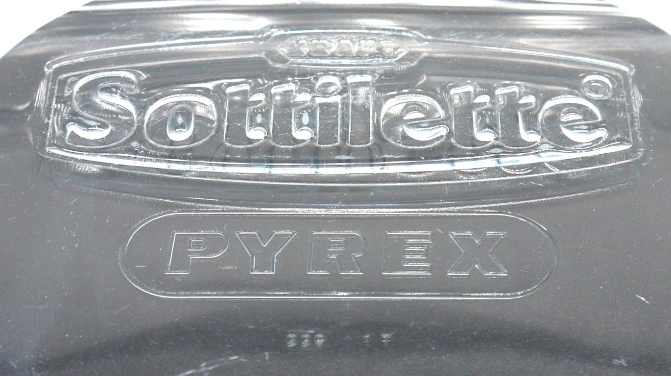 Set pirofila Pyrex 229 Sottilette Kraft + Arcuisine dettaglio marchi
