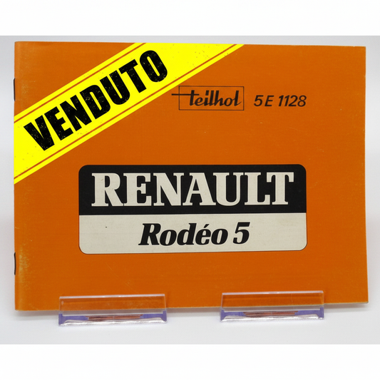 Libretto Renault Rodeo 5 - VENDUTO